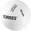 Волейбольный мяч Torres Simple V32105 синтетическая кожа бело-черный