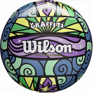 Волейбольный мяч WILSON GRAFFITI WTH4637XB р.5 мультиколор