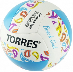 Волейбольный мяч пляжный "Torres Beach Sand Blue" АРТ.V32095b