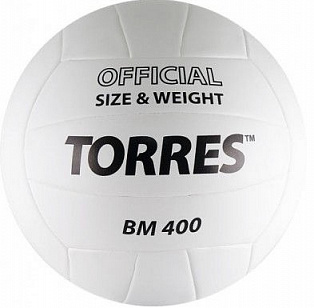 Мяч для волейбола Torres BM400 р.5 белый-черный