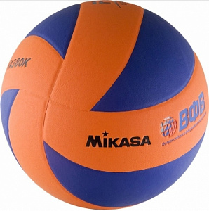 Волейбольный мяч MIKASA MVA380K-OBL р.5 синий-оранжевый